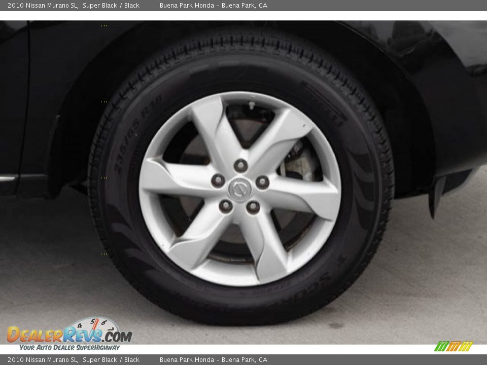 2010 Nissan Murano SL Super Black / Black Photo #36
