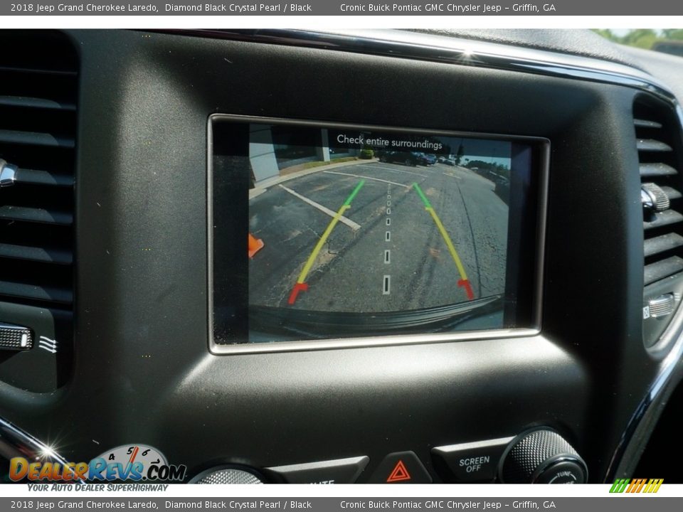 2018 Jeep Grand Cherokee Laredo Diamond Black Crystal Pearl / Black Photo #8