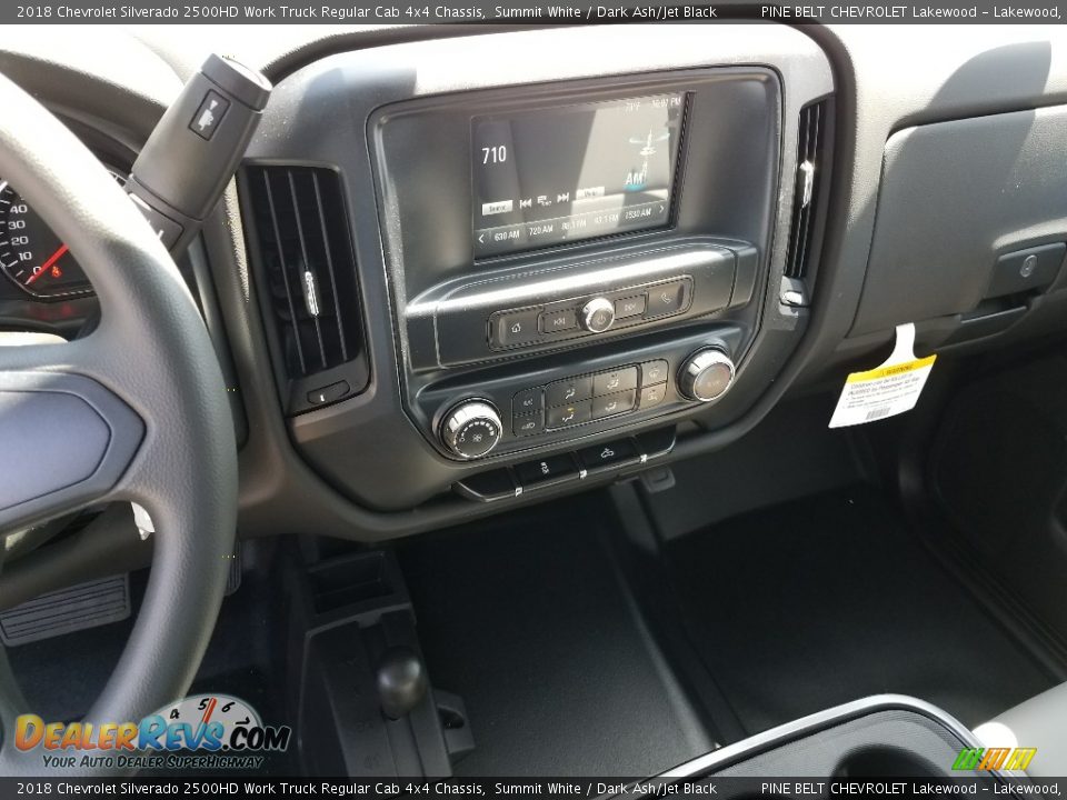 2018 Chevrolet Silverado 2500HD Work Truck Regular Cab 4x4 Chassis Summit White / Dark Ash/Jet Black Photo #10