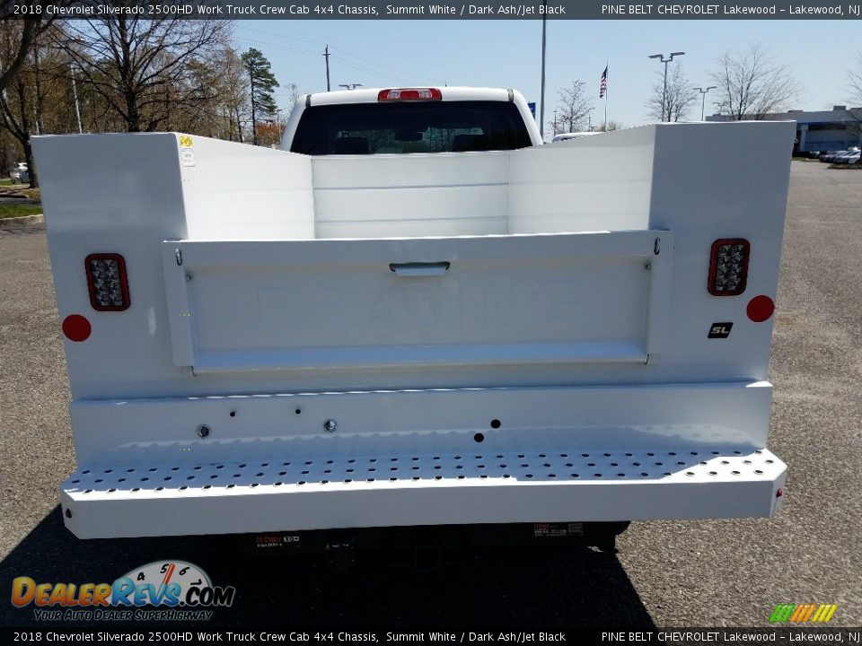 2018 Chevrolet Silverado 2500HD Work Truck Crew Cab 4x4 Chassis Summit White / Dark Ash/Jet Black Photo #5