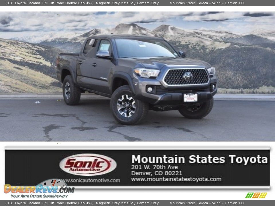 2018 Toyota Tacoma TRD Off Road Double Cab 4x4 Magnetic Gray Metallic / Cement Gray Photo #1