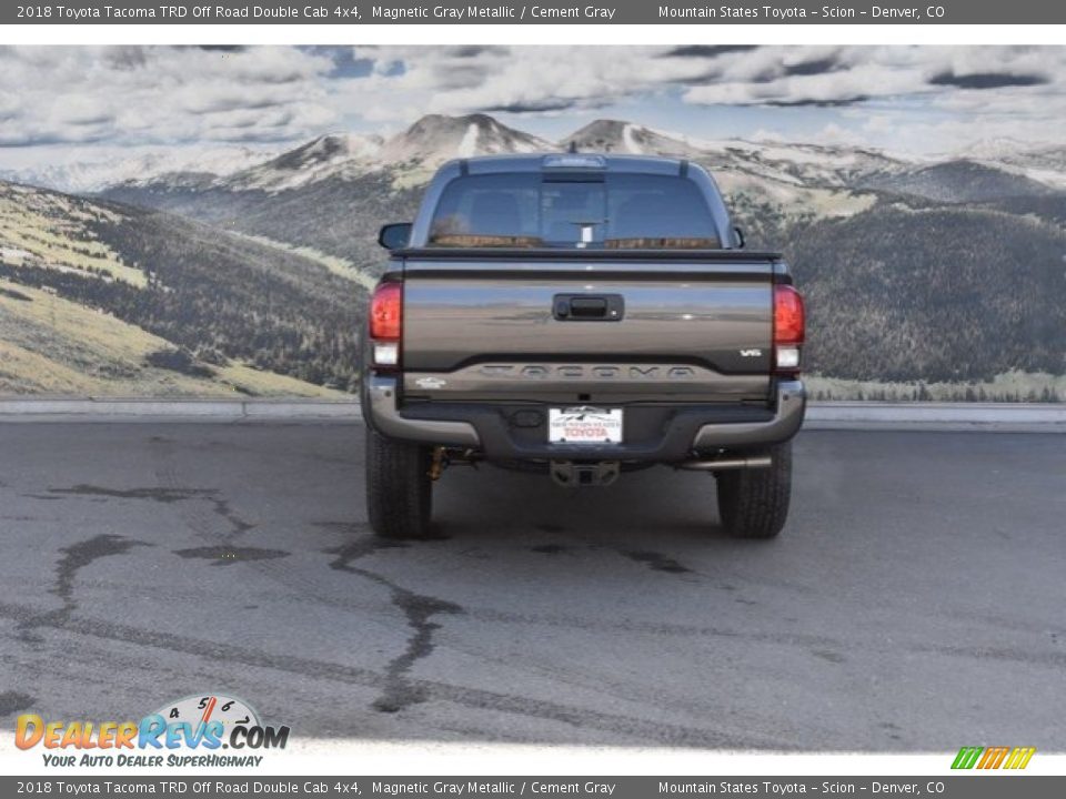 2018 Toyota Tacoma TRD Off Road Double Cab 4x4 Magnetic Gray Metallic / Cement Gray Photo #4