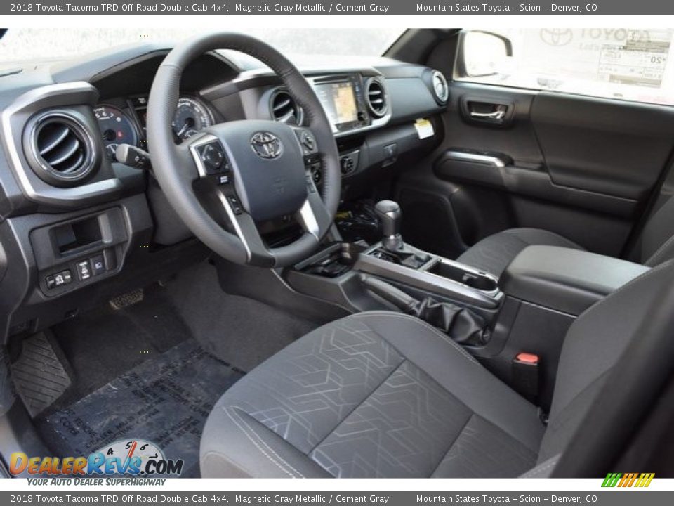 2018 Toyota Tacoma TRD Off Road Double Cab 4x4 Magnetic Gray Metallic / Cement Gray Photo #5
