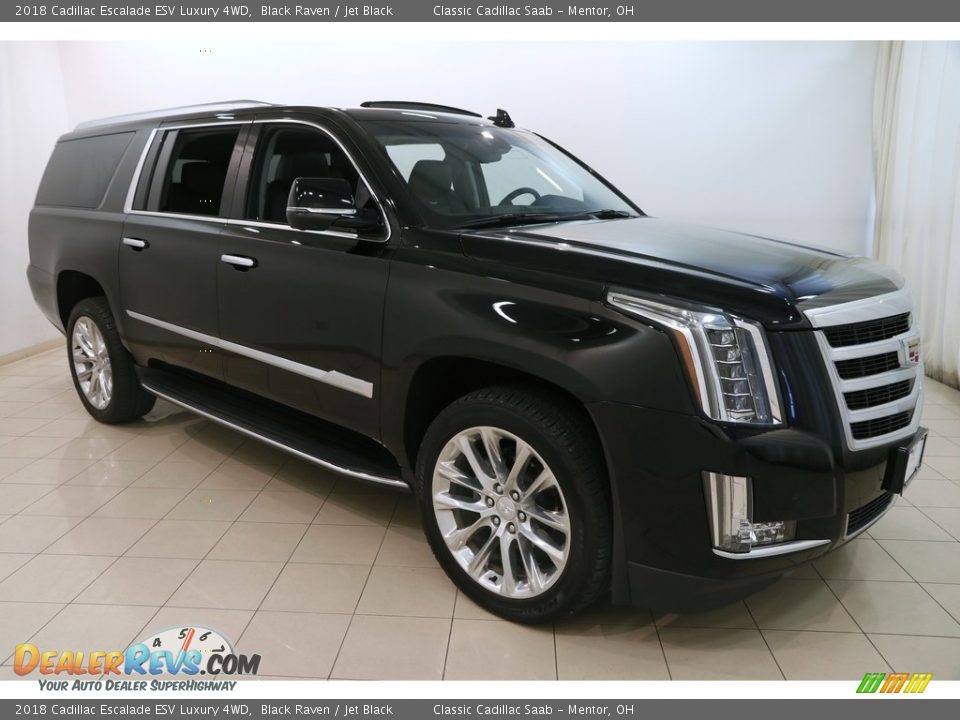 2018 Cadillac Escalade ESV Luxury 4WD Black Raven / Jet Black Photo #1