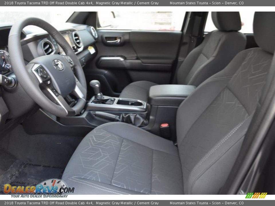 2018 Toyota Tacoma TRD Off Road Double Cab 4x4 Magnetic Gray Metallic / Cement Gray Photo #6