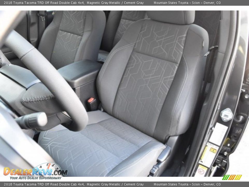 2018 Toyota Tacoma TRD Off Road Double Cab 4x4 Magnetic Gray Metallic / Cement Gray Photo #7