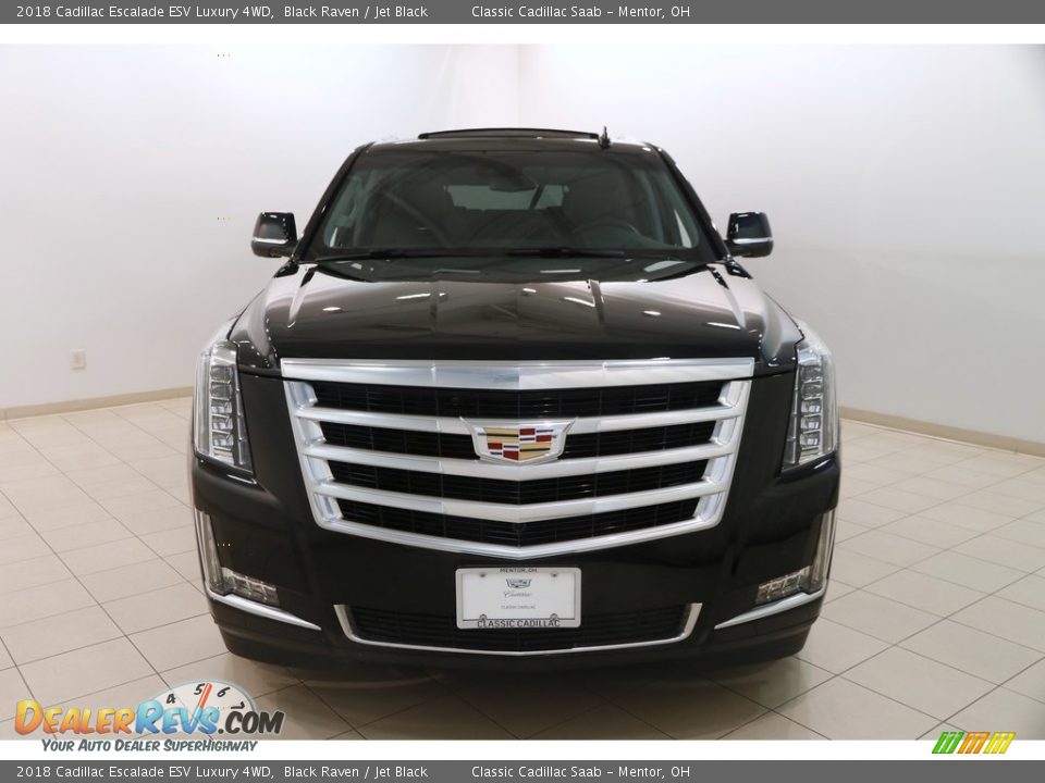 2018 Cadillac Escalade ESV Luxury 4WD Black Raven / Jet Black Photo #2