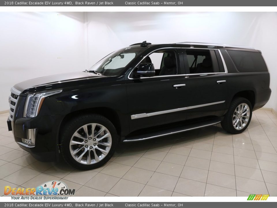 2018 Cadillac Escalade ESV Luxury 4WD Black Raven / Jet Black Photo #3