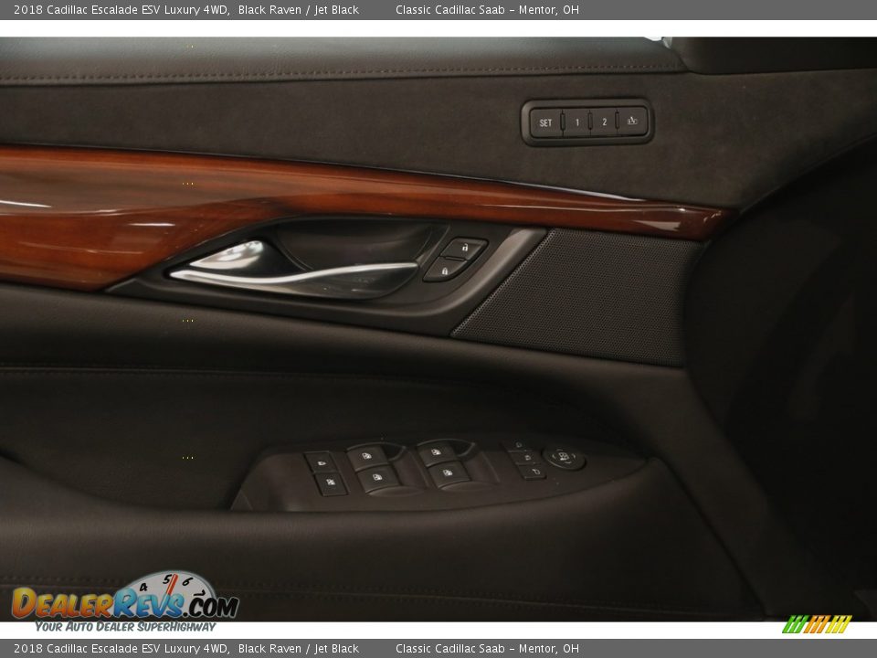 2018 Cadillac Escalade ESV Luxury 4WD Black Raven / Jet Black Photo #5