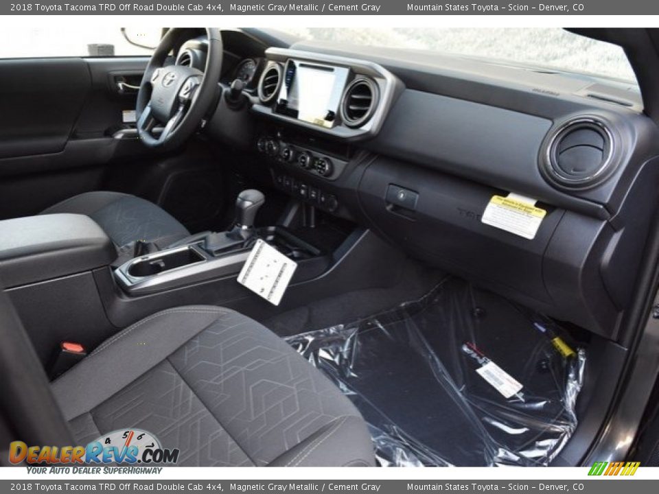 2018 Toyota Tacoma TRD Off Road Double Cab 4x4 Magnetic Gray Metallic / Cement Gray Photo #11
