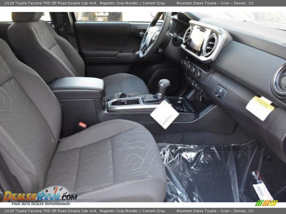 2018 Toyota Tacoma TRD Off Road Double Cab 4x4 Magnetic Gray Metallic / Cement Gray Photo #12