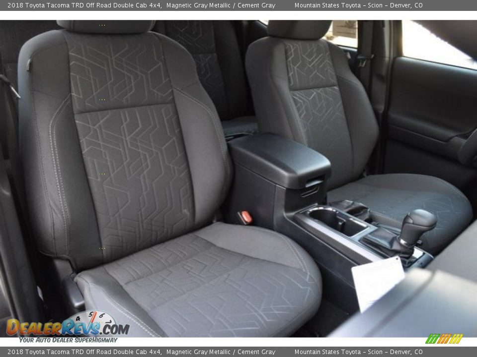 2018 Toyota Tacoma TRD Off Road Double Cab 4x4 Magnetic Gray Metallic / Cement Gray Photo #13