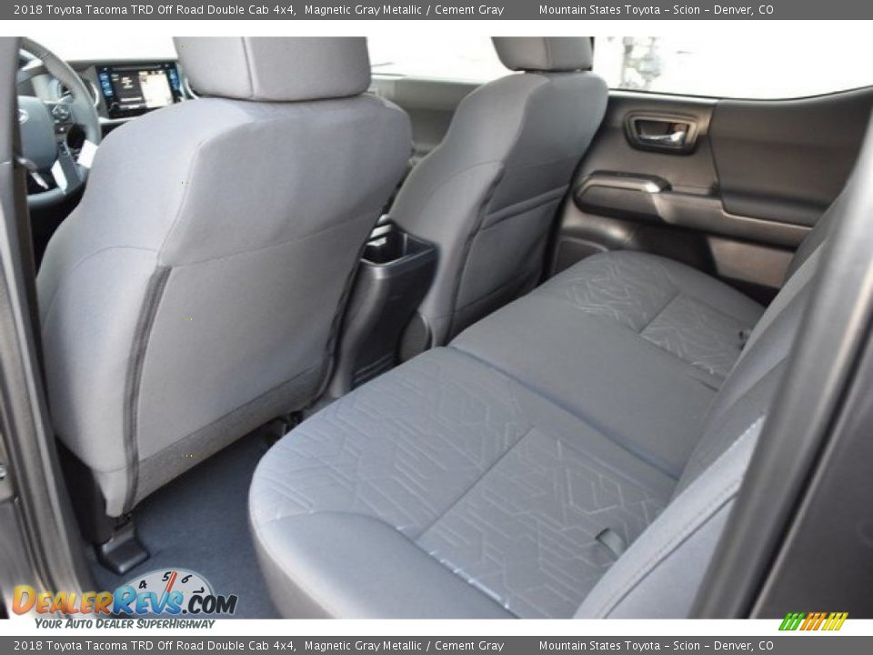 2018 Toyota Tacoma TRD Off Road Double Cab 4x4 Magnetic Gray Metallic / Cement Gray Photo #14