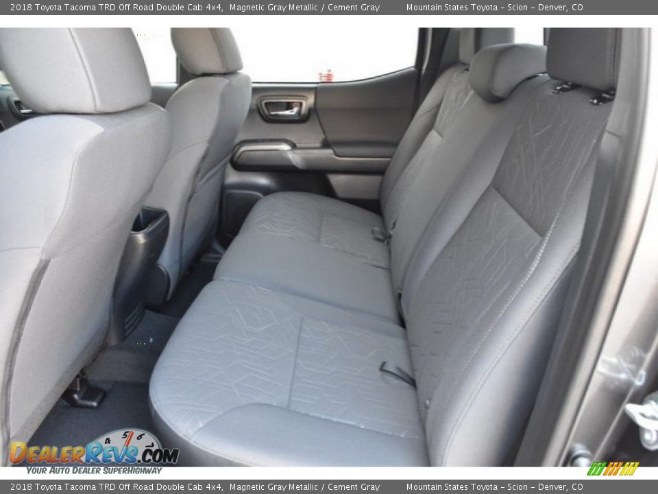 2018 Toyota Tacoma TRD Off Road Double Cab 4x4 Magnetic Gray Metallic / Cement Gray Photo #15