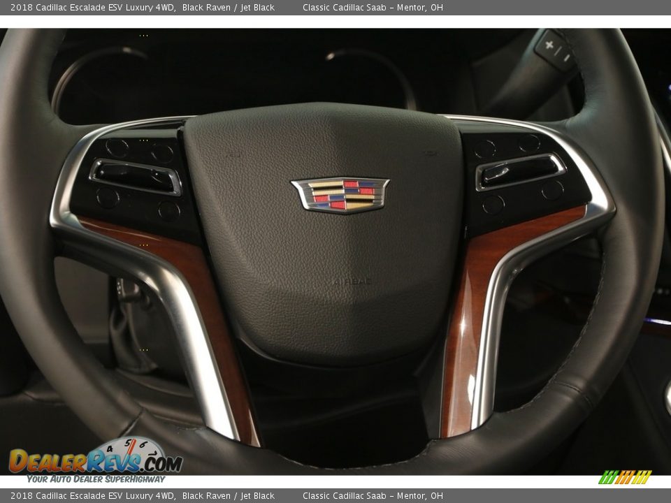 2018 Cadillac Escalade ESV Luxury 4WD Black Raven / Jet Black Photo #9