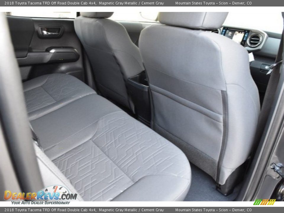 2018 Toyota Tacoma TRD Off Road Double Cab 4x4 Magnetic Gray Metallic / Cement Gray Photo #17