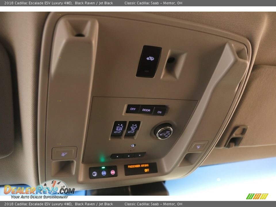 2018 Cadillac Escalade ESV Luxury 4WD Black Raven / Jet Black Photo #11
