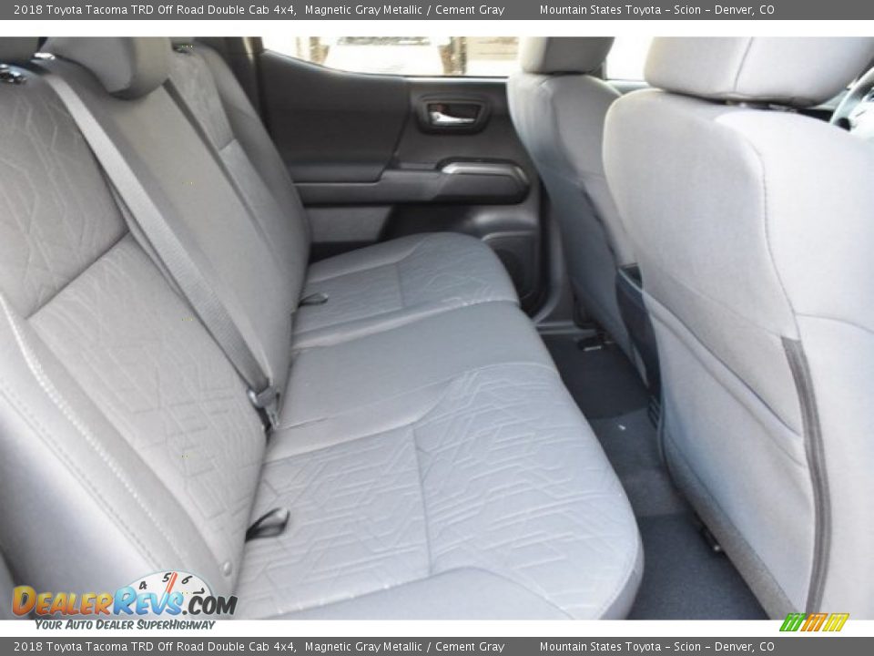 2018 Toyota Tacoma TRD Off Road Double Cab 4x4 Magnetic Gray Metallic / Cement Gray Photo #18