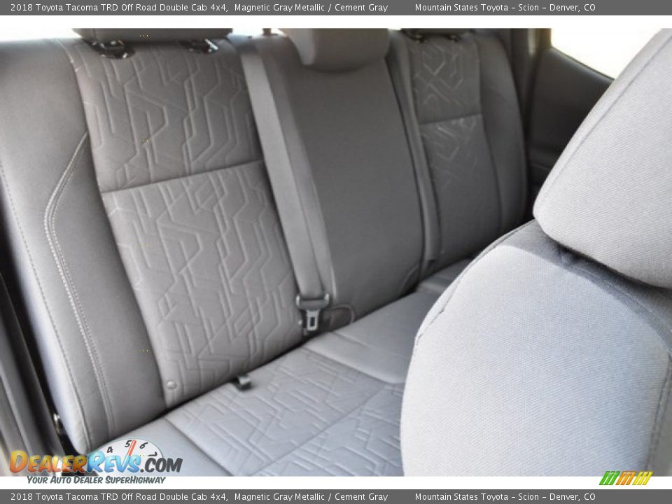 2018 Toyota Tacoma TRD Off Road Double Cab 4x4 Magnetic Gray Metallic / Cement Gray Photo #19
