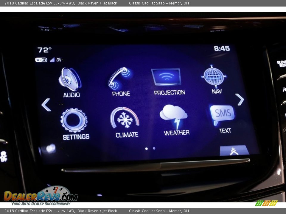 2018 Cadillac Escalade ESV Luxury 4WD Black Raven / Jet Black Photo #13
