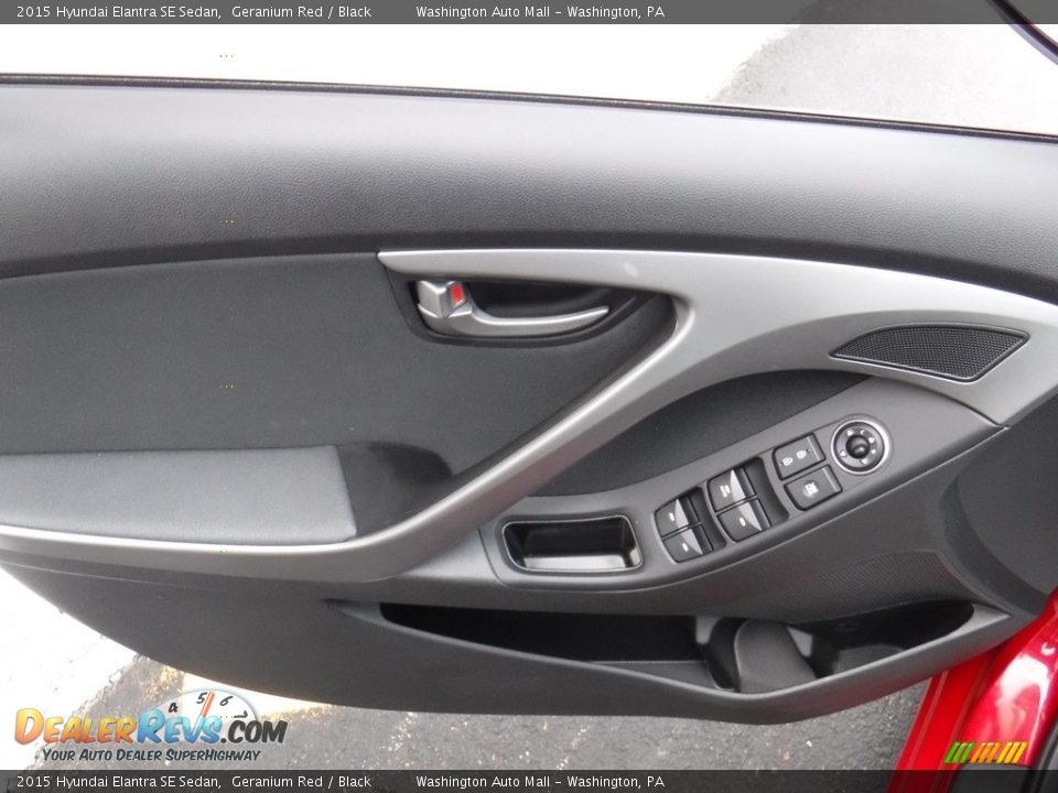 2015 Hyundai Elantra SE Sedan Geranium Red / Black Photo #14