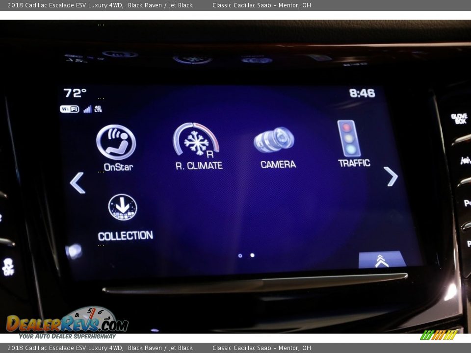 2018 Cadillac Escalade ESV Luxury 4WD Black Raven / Jet Black Photo #14