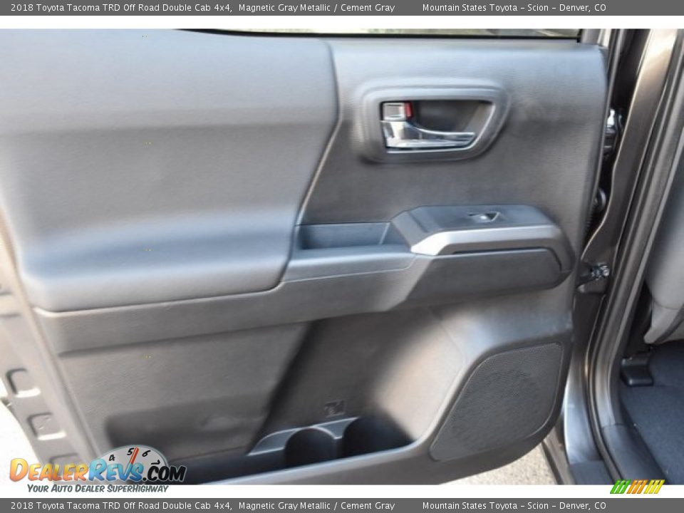 2018 Toyota Tacoma TRD Off Road Double Cab 4x4 Magnetic Gray Metallic / Cement Gray Photo #21
