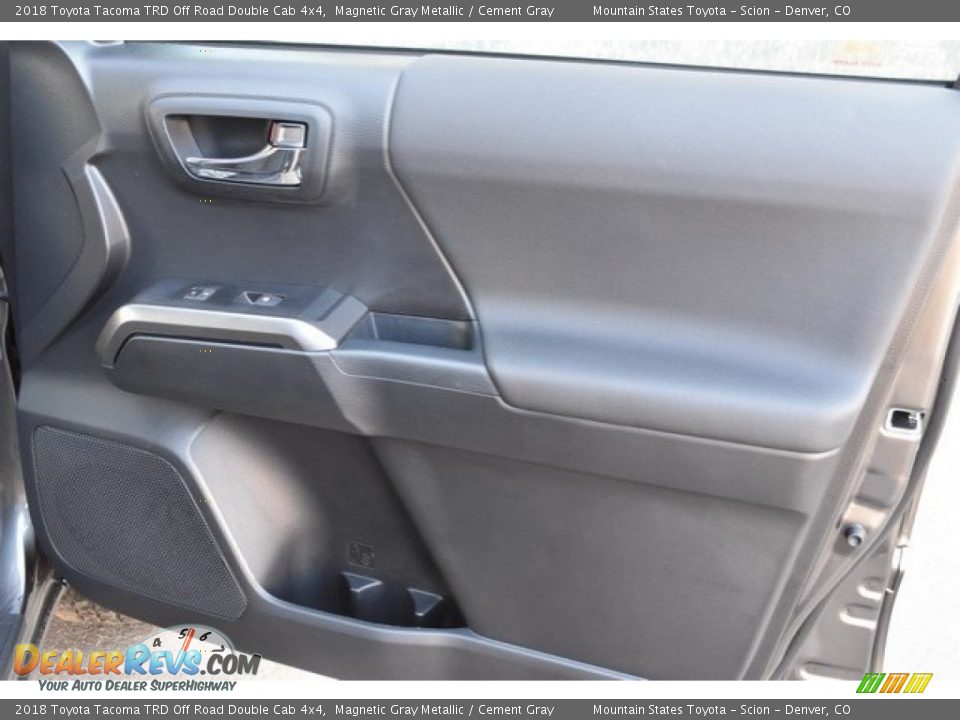 2018 Toyota Tacoma TRD Off Road Double Cab 4x4 Magnetic Gray Metallic / Cement Gray Photo #22