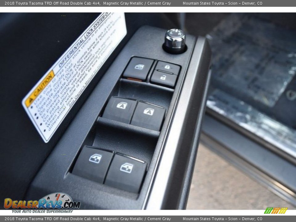 2018 Toyota Tacoma TRD Off Road Double Cab 4x4 Magnetic Gray Metallic / Cement Gray Photo #24
