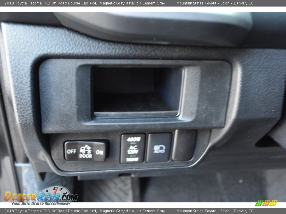 2018 Toyota Tacoma TRD Off Road Double Cab 4x4 Magnetic Gray Metallic / Cement Gray Photo #25