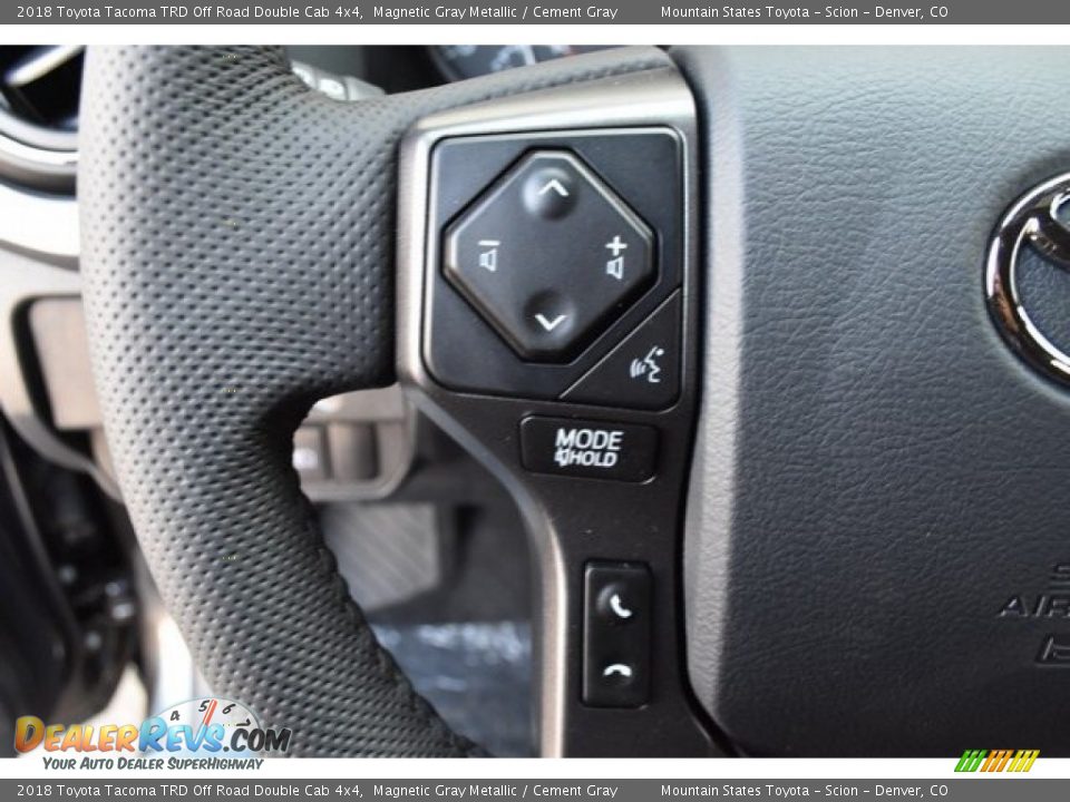 2018 Toyota Tacoma TRD Off Road Double Cab 4x4 Magnetic Gray Metallic / Cement Gray Photo #26