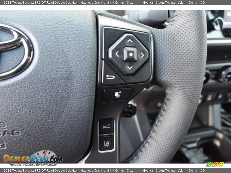2018 Toyota Tacoma TRD Off Road Double Cab 4x4 Magnetic Gray Metallic / Cement Gray Photo #27