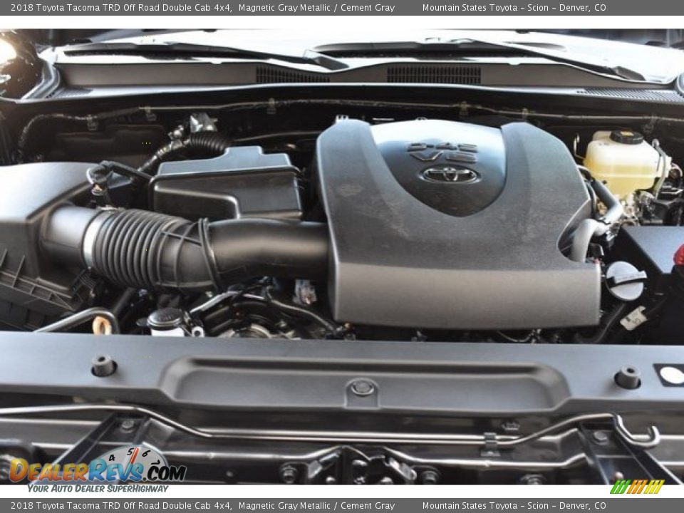2018 Toyota Tacoma TRD Off Road Double Cab 4x4 Magnetic Gray Metallic / Cement Gray Photo #31