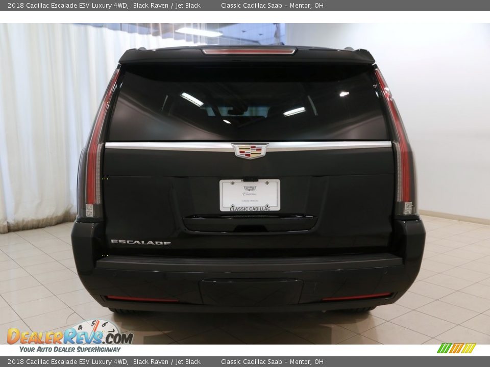2018 Cadillac Escalade ESV Luxury 4WD Black Raven / Jet Black Photo #25