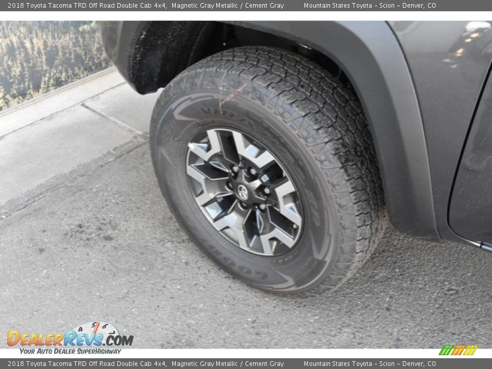 2018 Toyota Tacoma TRD Off Road Double Cab 4x4 Magnetic Gray Metallic / Cement Gray Photo #32