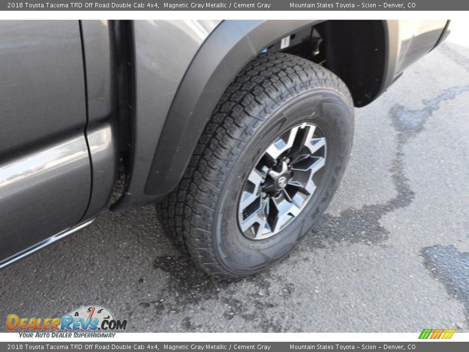 2018 Toyota Tacoma TRD Off Road Double Cab 4x4 Magnetic Gray Metallic / Cement Gray Photo #33