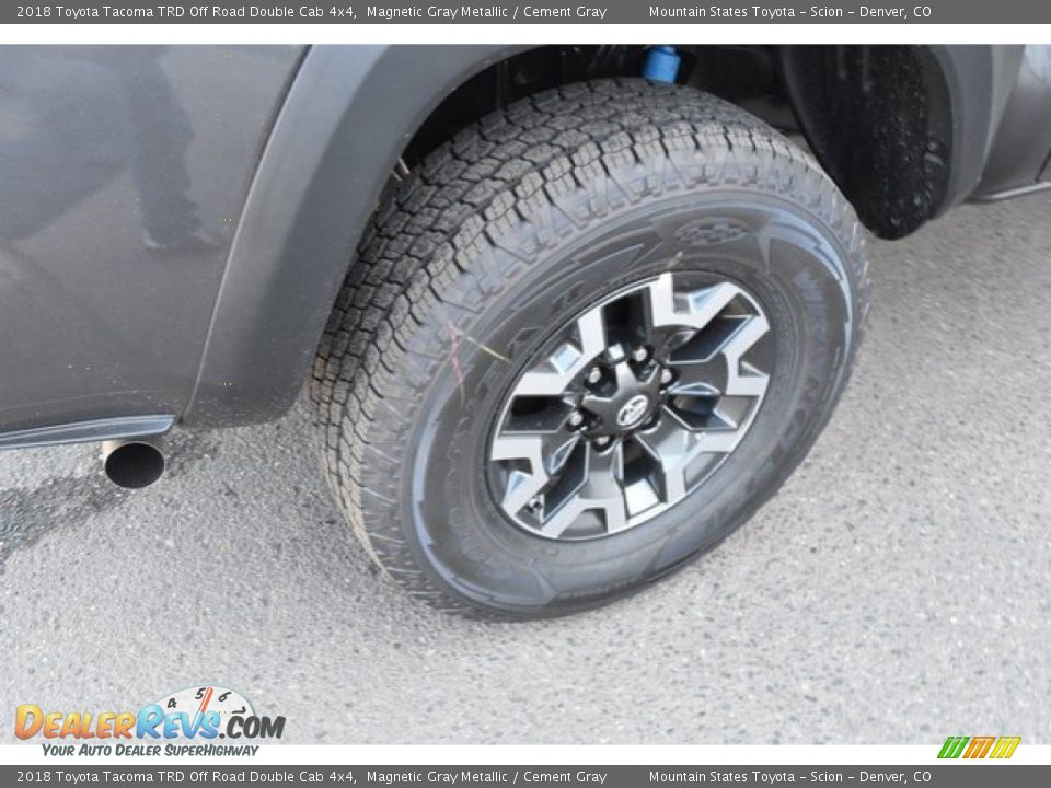 2018 Toyota Tacoma TRD Off Road Double Cab 4x4 Magnetic Gray Metallic / Cement Gray Photo #34