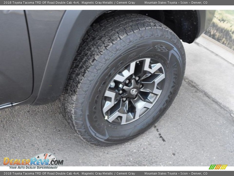 2018 Toyota Tacoma TRD Off Road Double Cab 4x4 Magnetic Gray Metallic / Cement Gray Photo #35