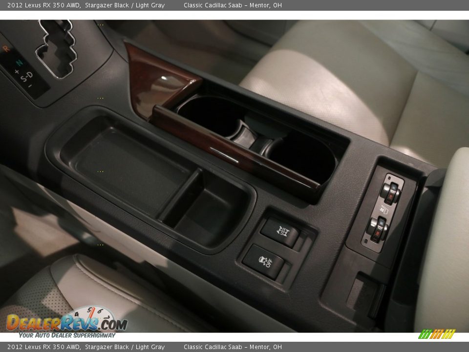 2012 Lexus RX 350 AWD Stargazer Black / Light Gray Photo #14