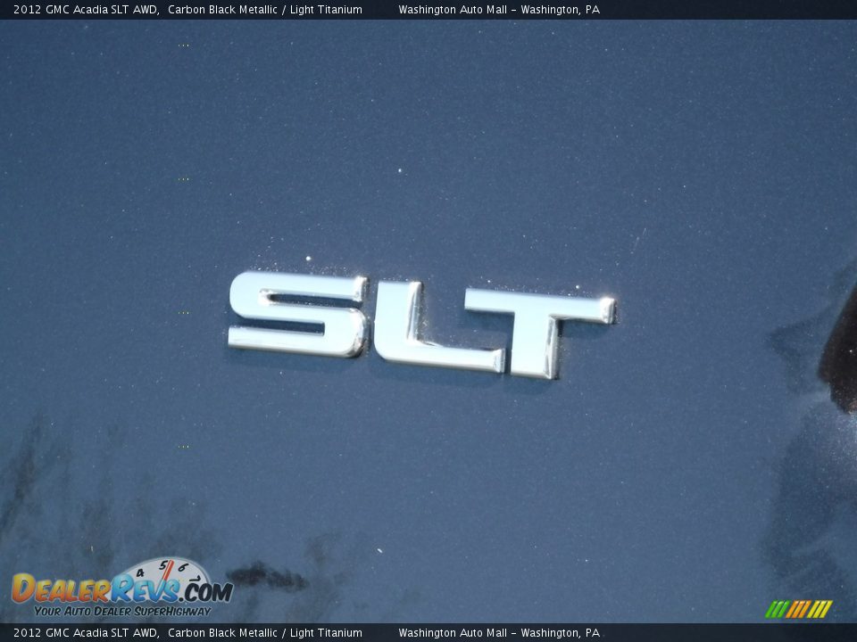 2012 GMC Acadia SLT AWD Carbon Black Metallic / Light Titanium Photo #4
