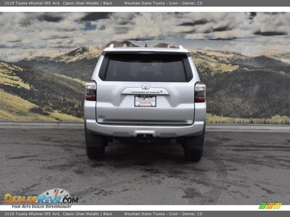 2018 Toyota 4Runner SR5 4x4 Classic Silver Metallic / Black Photo #4