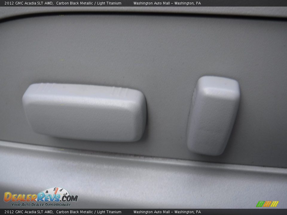 2012 GMC Acadia SLT AWD Carbon Black Metallic / Light Titanium Photo #15