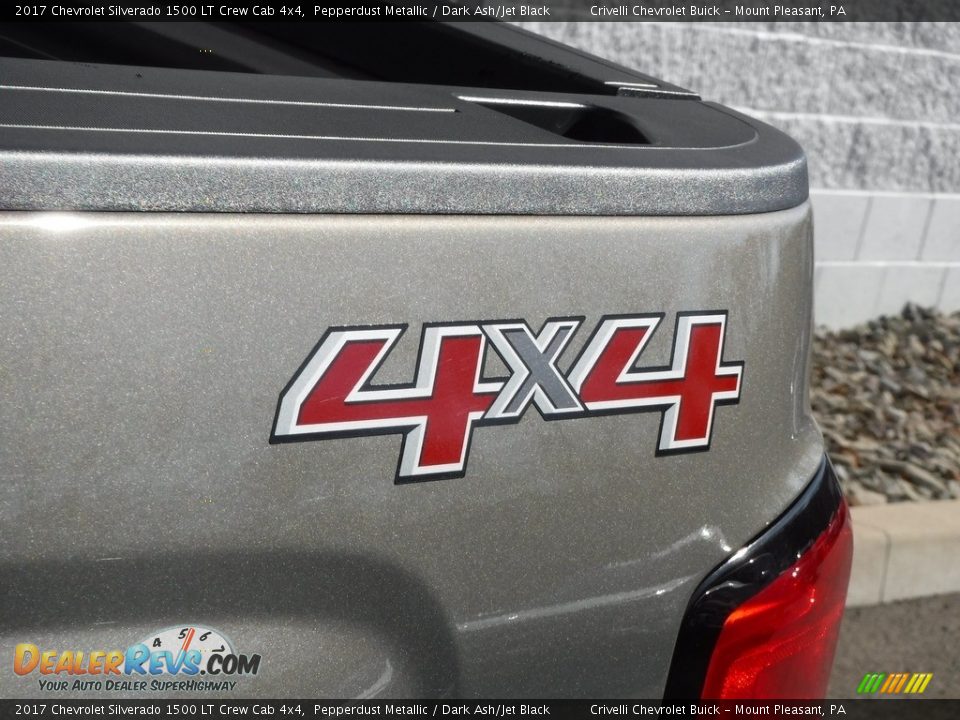 2017 Chevrolet Silverado 1500 LT Crew Cab 4x4 Pepperdust Metallic / Dark Ash/Jet Black Photo #4