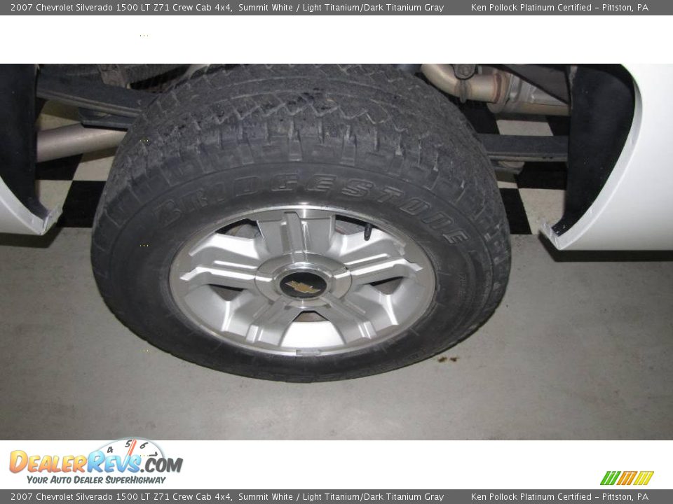 2007 Chevrolet Silverado 1500 LT Z71 Crew Cab 4x4 Summit White / Light Titanium/Dark Titanium Gray Photo #2