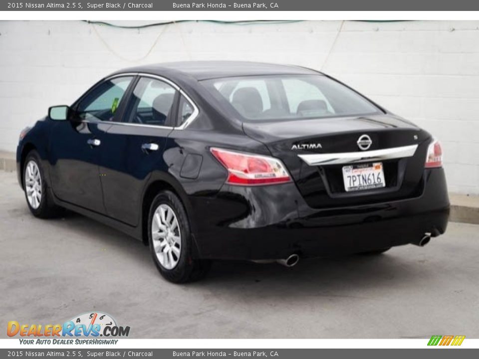 2015 Nissan Altima 2.5 S Super Black / Charcoal Photo #2