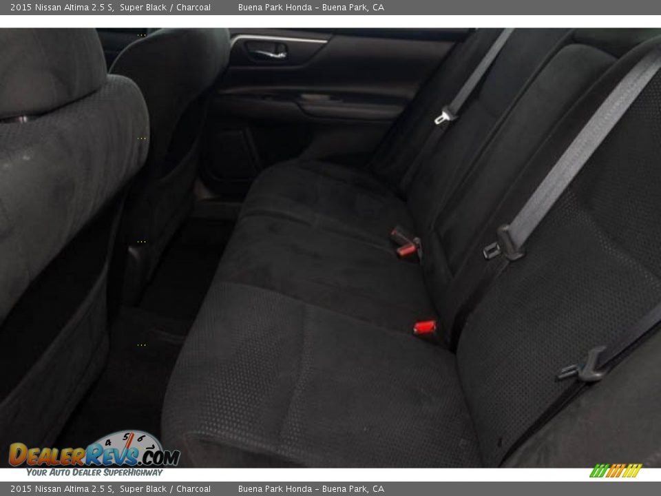 2015 Nissan Altima 2.5 S Super Black / Charcoal Photo #4