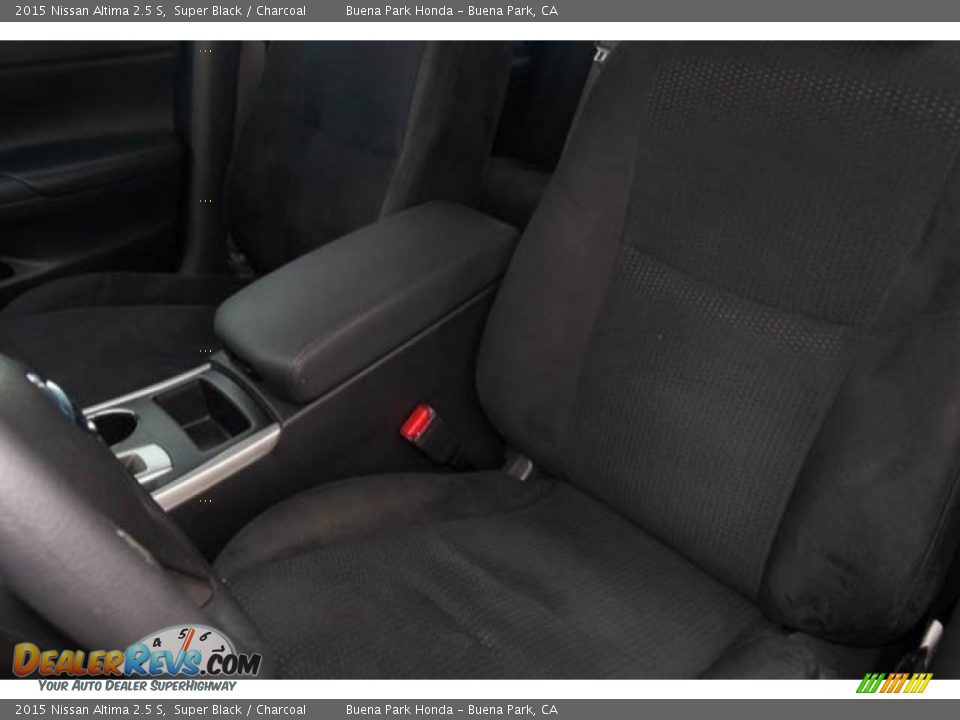 2015 Nissan Altima 2.5 S Super Black / Charcoal Photo #19