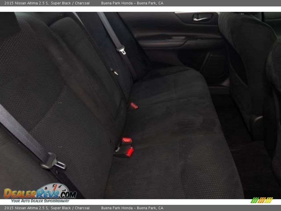 2015 Nissan Altima 2.5 S Super Black / Charcoal Photo #22