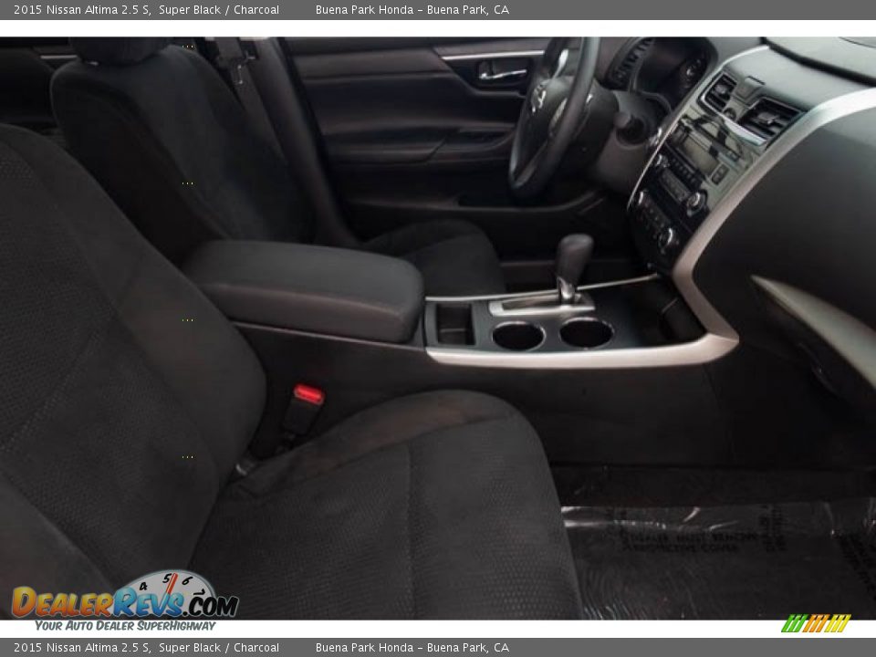 2015 Nissan Altima 2.5 S Super Black / Charcoal Photo #24