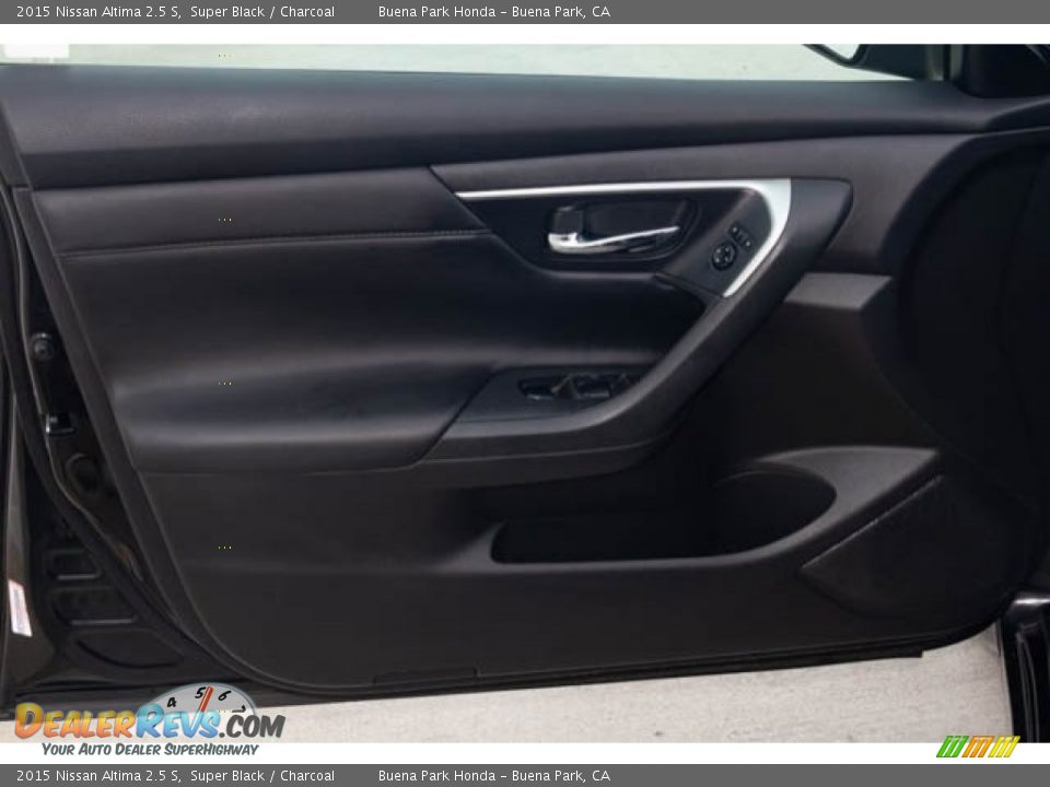 2015 Nissan Altima 2.5 S Super Black / Charcoal Photo #27